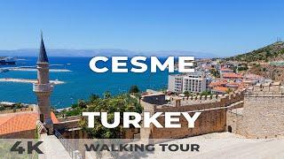 4K Cesme Izmir Turkey - Walking Tour 2022  Aegean Coast 2022