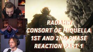 Elden Ring - Streamers Reaction to Radahn Consort of Miquella Part 1 My Gameplay at the End