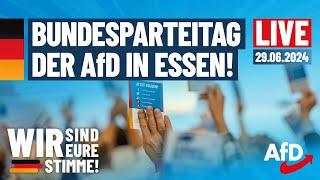 Live aus #Essen #AfD-Bundesparteitag mit Neuwahlen Bundesvorstand