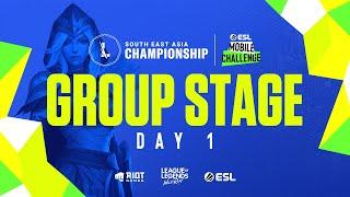 ESL Mobile Challenge presents Wild Rift SEA Championship 2021 Group Stage Day 1