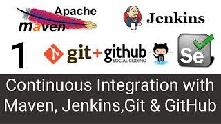 Continuous Integration with Maven JenkinsGit & GitHub part-1