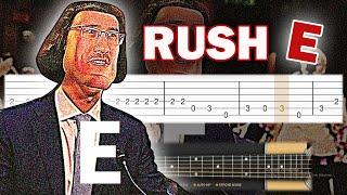 RUSH E Sheet Music Boss but... its a Guitar tutorial TAB