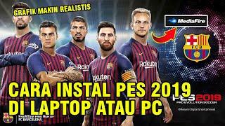 LENGKAP  CARA INSTAL GAME PES 2019 DI LAPTOP ATAU PC  gameplay dan grafiknya makin realistis