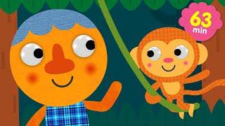Walking In The Jungle + More  Kids Songs  Noodle & Pals