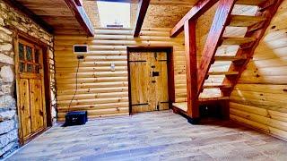 Building Wooden Stairs in my Off-Grid House Woodworking Project Ep.16.