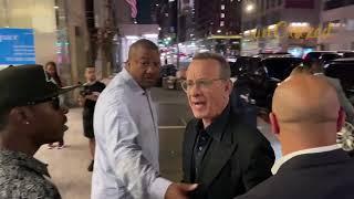 Tom Hanks rages pushes and swears at fans after his wife Rita Wilson is nearly knocked over