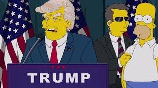 Os Simpsons - Presidente Donald  Trump