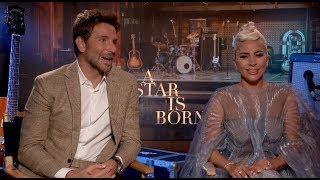 A STAR IS BORN interviews - Lady Gaga Bradley Cooper Sam Elliot