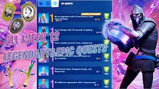 Fortnite All *LEAKED* Week 12 Legendary & Epic QuestsChallenges Guide - Chapter 2 Season 5