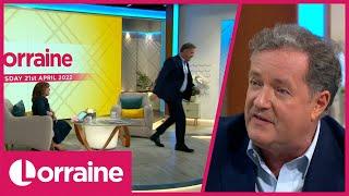 Piers Morgan Storms off After Heated Interview With Lorraine  LK