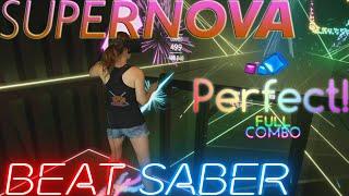 Beat Saber  Supernova - Laszlo Expert+ Full Combo  Mixed Reality