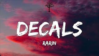 Rarin - Decals Lyrics