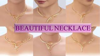 Wedding Gold Necklace  New Design 2022  Simple and Elegant Patterns  Sri Lanka