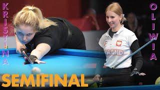 SEMIFINAL  Tkach Kristina  vs Zalewska Oliwia  Eurotour - 9 Ball