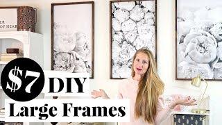 DIY Engineer Print Frame only $7 EACH  Decorating on a Small Budget