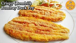 Crispy Bombil Fish Fry Recipe  Bombay Duck Fry  How to clean & debone Bombay Duck  Goan Fish Fry