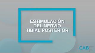 CAB Estimulación del nervio tibial posterior