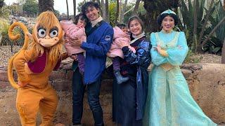 BIBLE AND ZEFANYA HOLIDAY IN JAPAN. Goes to USJ Disneyland Playing Snow & Disneysea
