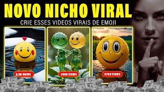 Trending Emoji Feliz - Descobri esse Novo Nicho Viral para Youtube Shorts e Tiktok