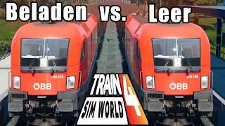 GÜTERZUG Beladen vs. Leer  Train Sim World 4