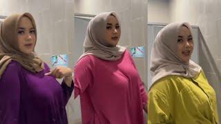 UDAH PAKE BAJU OVERSIZE MASIH KELIATAN GEDE  Jilboobs Pemersatu Bangsa  Tiktok Hijab Tobrut Hot