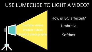 Can you use a Lumecube for video and product lighting?