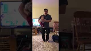 Salsa dancing with Teddy