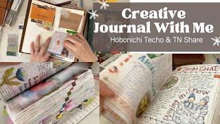 Real Time Creative journal with me Hobonichi and TN