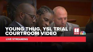YSL Young Thug trial  Watch live video from court on Wednesday June 26