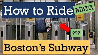 Boston Subway - How to Ride the MBTA