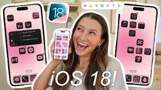 *iOS 18* iphone customization + organization tipstricks MUST DO