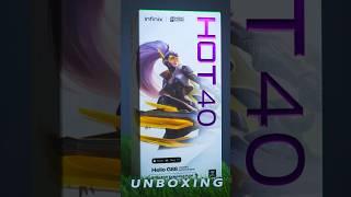 Infinix Hot 40 Unboxing #infinixmobile #unboxing