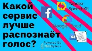 Сравнение систем распознавания голоса. Google vs Yandex vs Vosk vs Sphinx vs WebSpeech