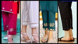 Latest New Trouser design styles 2022  women trouser design  salwar design  trouser poncha design