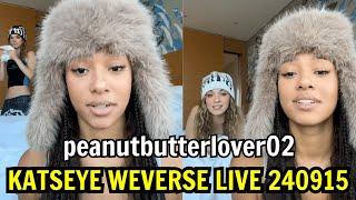 ALL SUB KATSEYE Manon Bannerman WEVERSE LIVE 240915. peanutbutterlover02