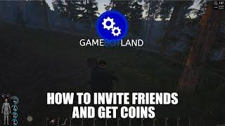 NEW How-to invite players and get coins at GAMEBOTLAND