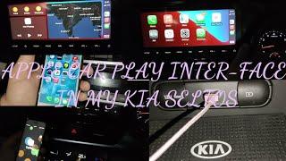 EXPLORED APPLE CAR PLAY    IN MY KIA SELTOS HTX IVT AUTOMATIC VARIANT PETROL  MY MOMS IPHONE .