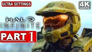 HALO INFINITE Gameplay Walkthrough Part 1 Campaign 4K 60FPS PC - No Commentary FULL GAME
