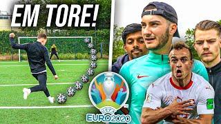 EM 2020 TORE NACHSTELLEN FUßBALL CHALLENGE  Shaqiri Yarmolenko ...