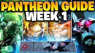 The COMPLETE Week 1 Pantheon Guide Weapons Loadouts & Platinum Score  Destiny 2 Into the Light