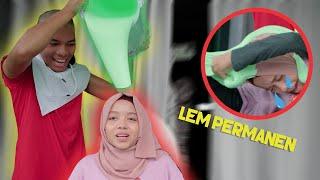 Balas Prank FATIM siram 1 EMBER SLIME **LEM PERMANEN** Sebelum RAMADHAN