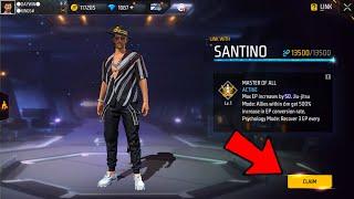 FREE LINK  SANTINO CHARACTER  FREE FIRE