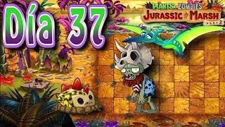 Plants vs Zombies 2 Pantano del Jurásico Día 37