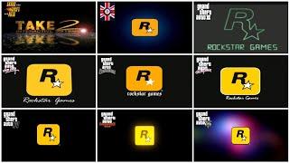 Rockstar Games Logo Intro in GTA Game Series GTA 1 - GTA V 1997-2013