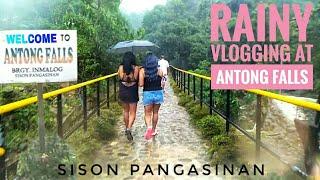 Rainy Vlogging at Antong Falls  Sison Pangasinan #ShamVillaflores Travel Philippines