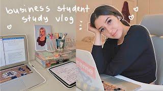 day in my life as a business student in germany 10 HOURS+ STUDY VLOG  college senior