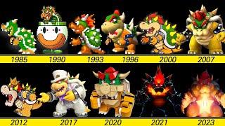 Evolution of Bowser in Super Mario Game and LEGO Movie 1985  2023