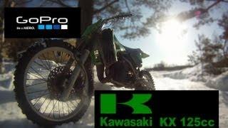 Kawasaki KX 125cc GoPro onboard HD