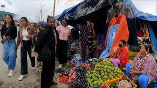 The Market Place of Eastern Nepali Village  video - 103  Village Life of Nepal  BijayaLimbu