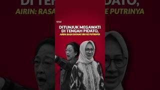 Ditunjuk Megawati di Tengah Pidato Airin Rasa Sayang Ibu ke Putrinya #short #pilkada2024